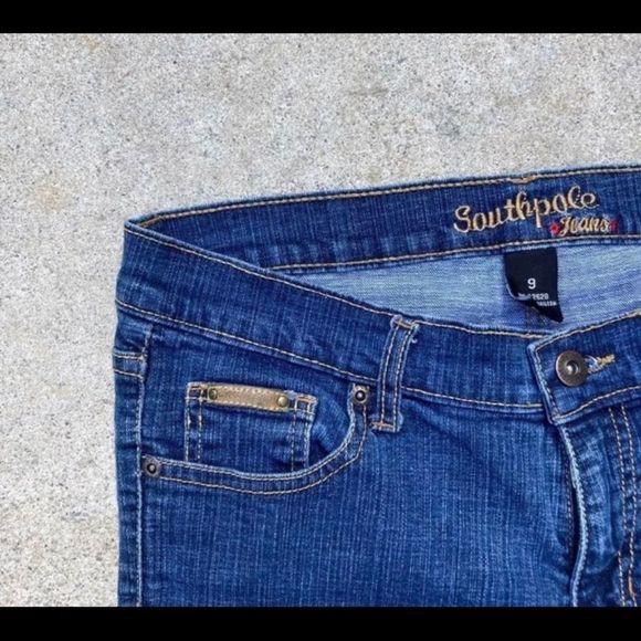 SOUTH POLE JUNIORS 9 STRAIGHT LEG BLUE JEANS - Picture 3 of 5